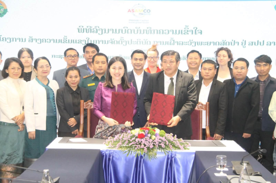 Laos, WCS sign agreement to strengthen wildlife disease surveillance